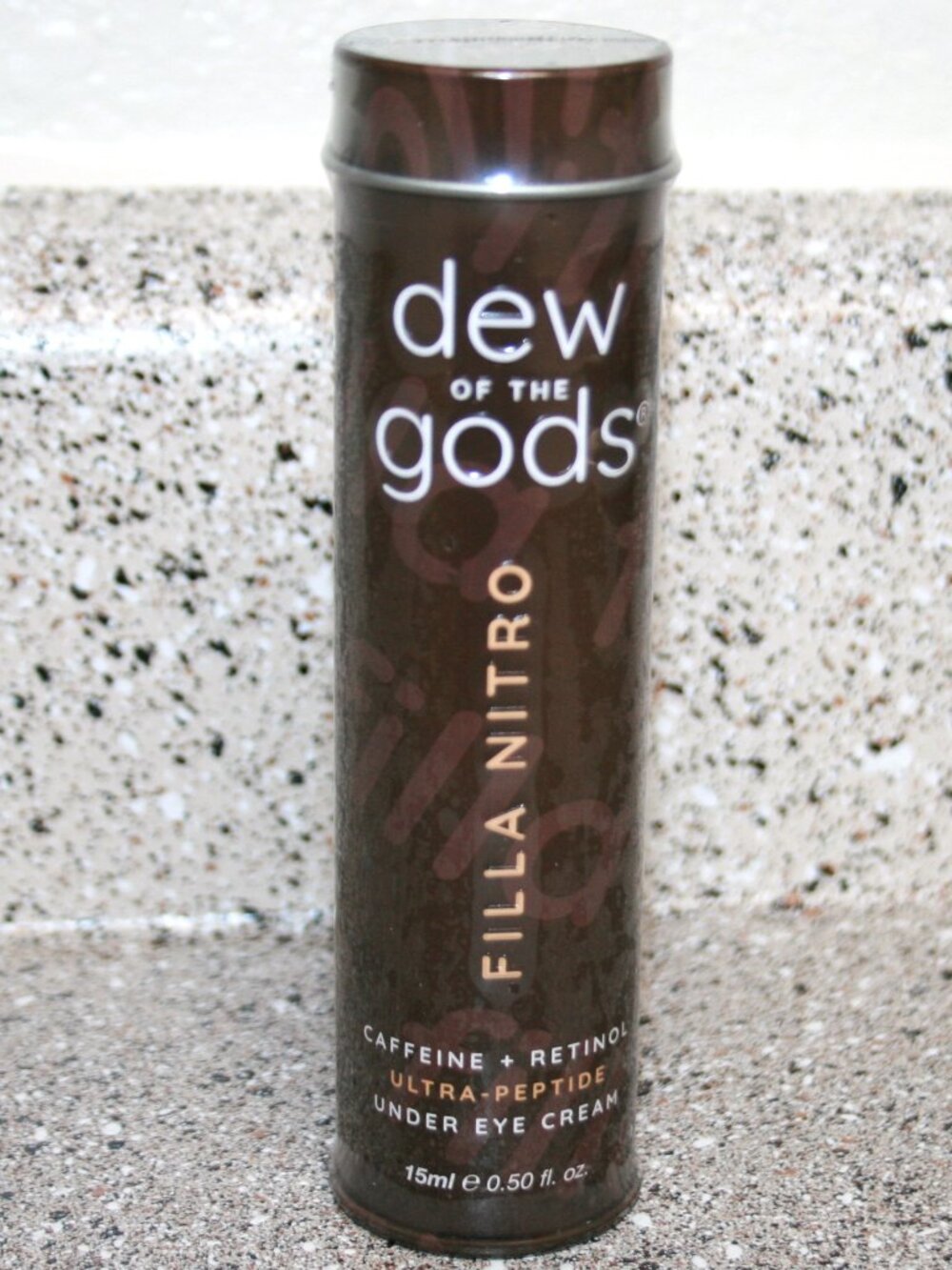Dew of the Gods Filla Nitro Caffeine + Retinol Peptide Eye Cream Full Size 0.5oz